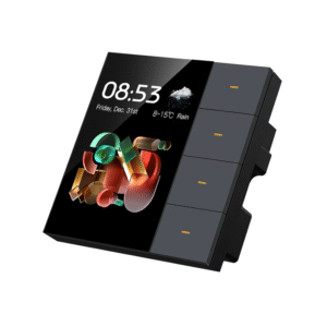 4 gang zigbee wall switches gs f3 pro black