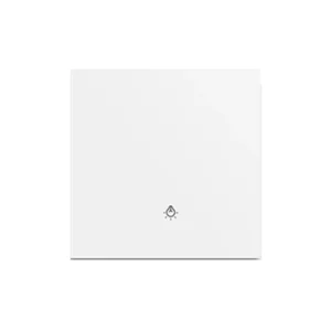 1 Gang N&L PC aluminum alloy relay and scene 2 in 1 Composite switch with Zigbee version - Metal01-ZIG-White