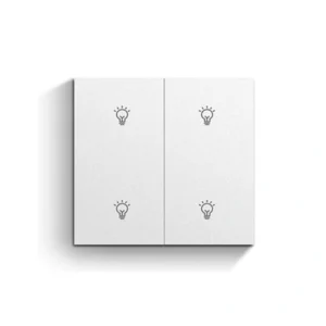 M6 series Zigbee - N&L 4-Gang - GS-M604-White